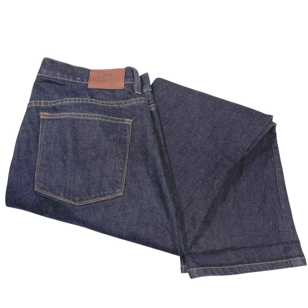 Lauren Ralph Lauren 12 Indigo Blue Jeans‎ Classic Straight High Rise Preppy